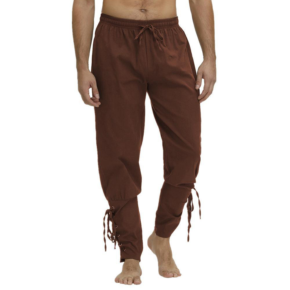 Alberchris™ Men's Retro Literary Style Trendy Lace-up Pants