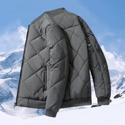 Alberchris™ New style of men's winter velvet and thickened stand-up collar warm cotton jacket