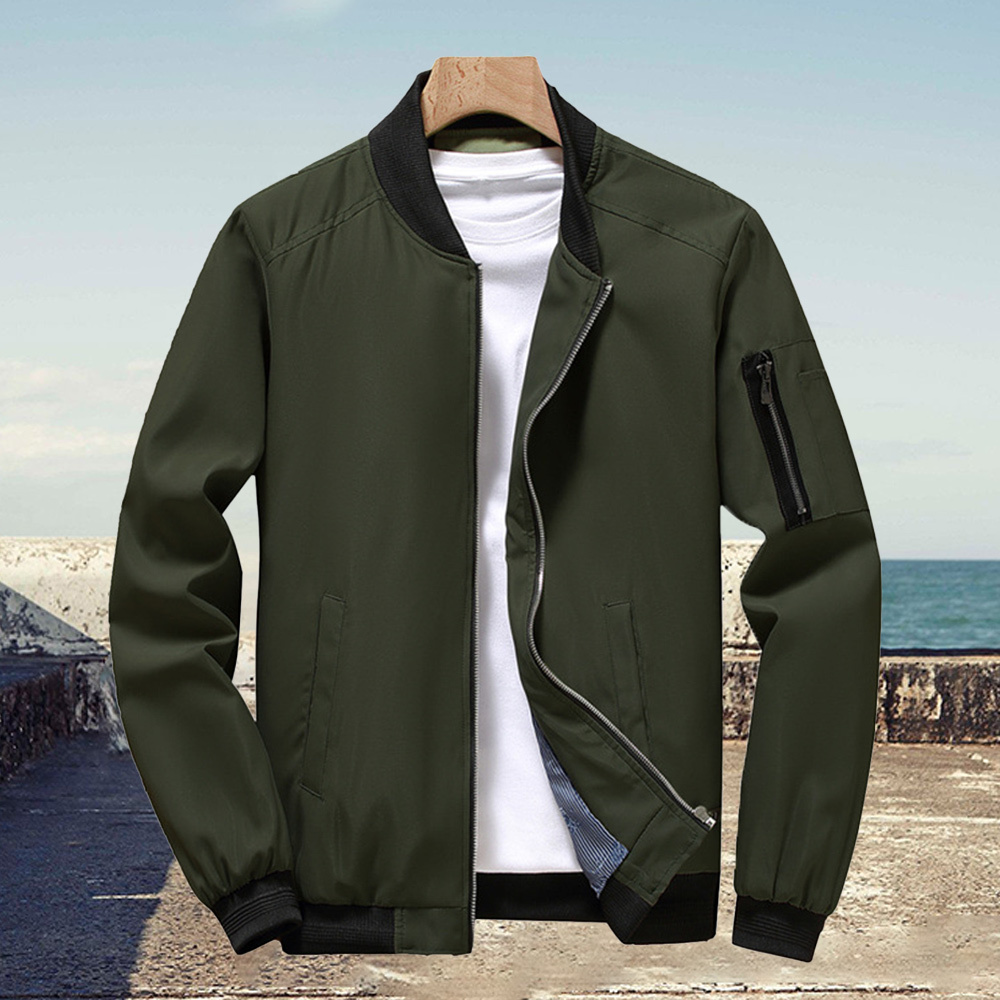 Alberchris™ Men's stand -up collar zipper jacket jacket