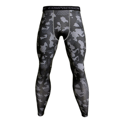 Alberchris™ Men's Printed Sports Quick Dry Pants Running Fitness Pants Leggings