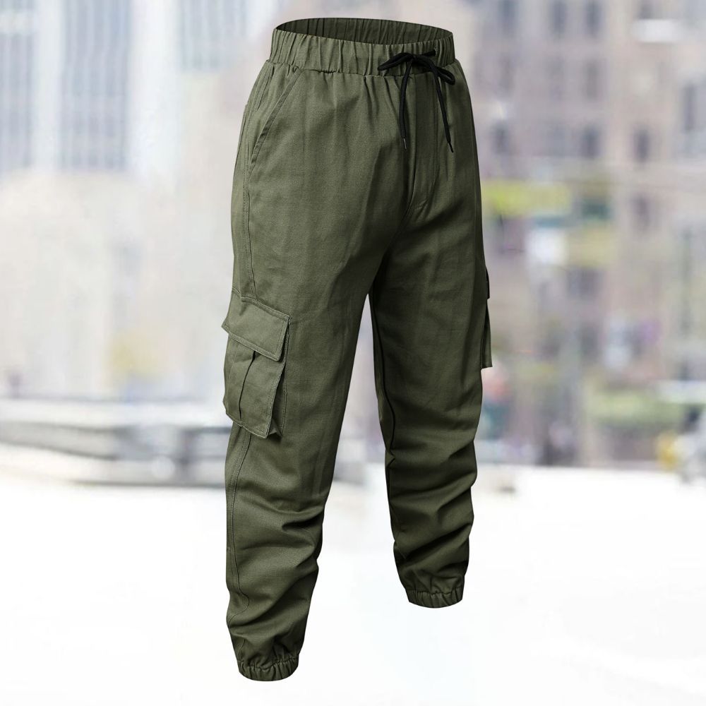 Silberfleck Wasserdichte, lose Cargo-Neun-Punkt-Hose für Herren im Camouflage-Stil