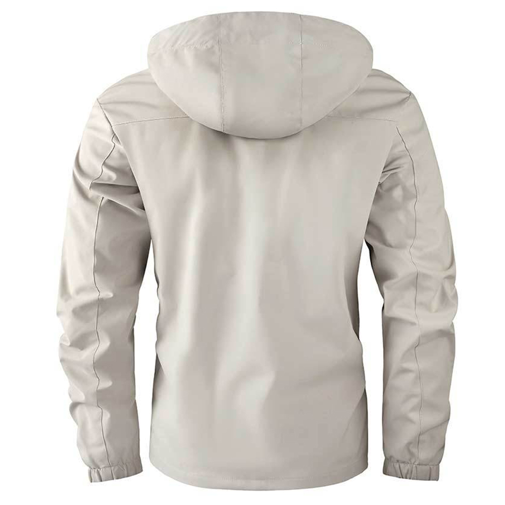 Alberchris™ Men's Mid-Length Hooded Rainproof and Windproof Jacket