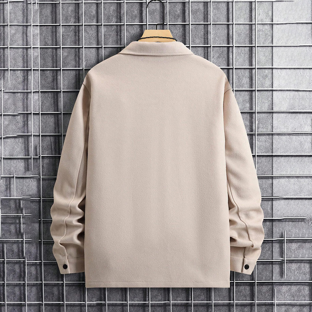 Alberchris™ New autumn and winter men's lapel brushed casual shirt