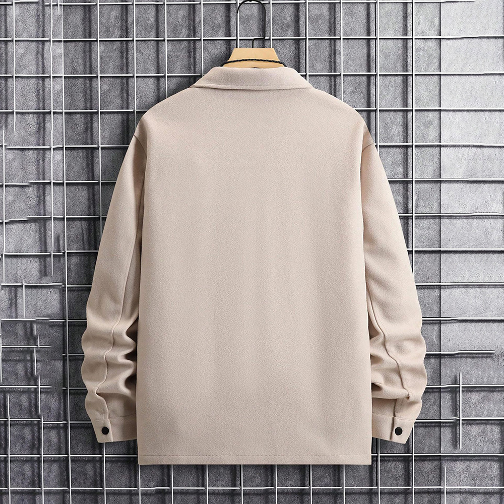 Alberchris™ New autumn and winter men's lapel brushed casual shirt