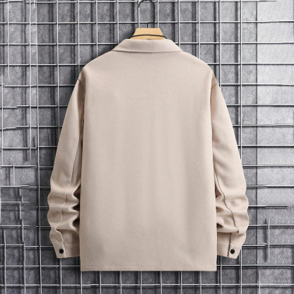 Alberchris™ New autumn and winter men's lapel brushed casual shirt