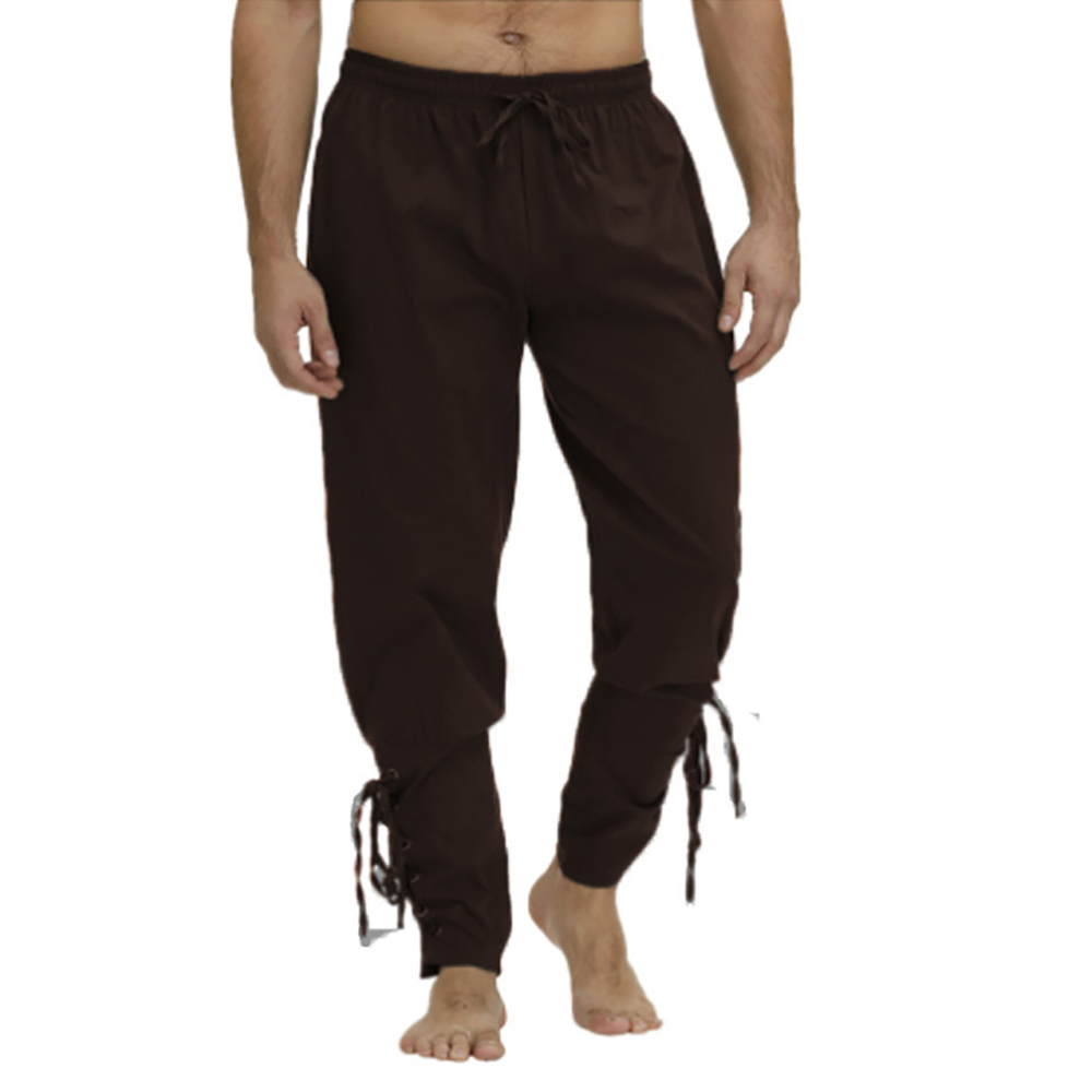 Alberchris™ Men's Retro Literary Style Trendy Lace-up Pants