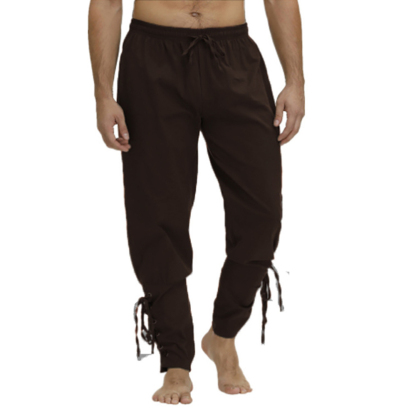 Alberchris™ Men's Retro Literary Style Trendy Lace-up Pants