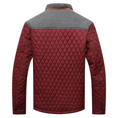 Alberchris™ Autumn and winter new men's stand collar thickened warm cotton jacket