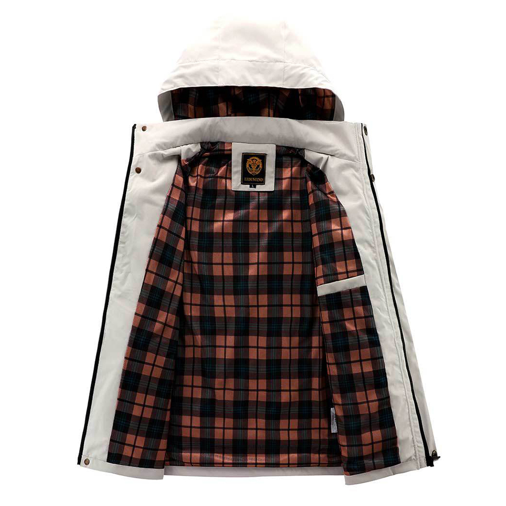 Alberchris™ Men's Mid-Length Hooded Rainproof and Windproof Jacket