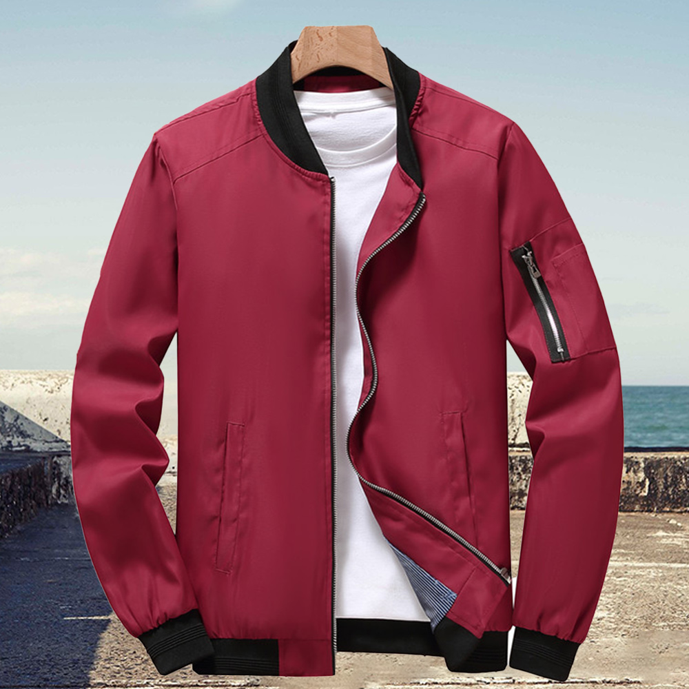 Alberchris™ Men's stand -up collar zipper jacket jacket