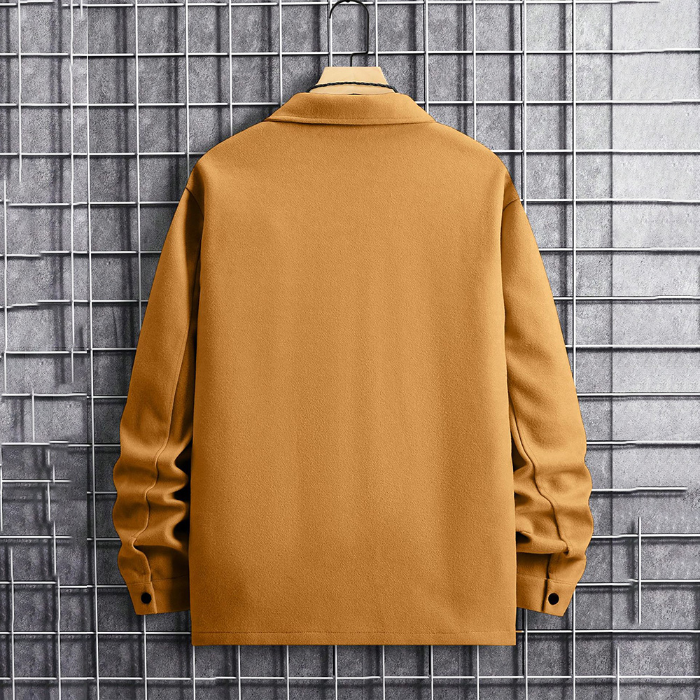 Alberchris™ New autumn and winter men's lapel brushed casual shirt