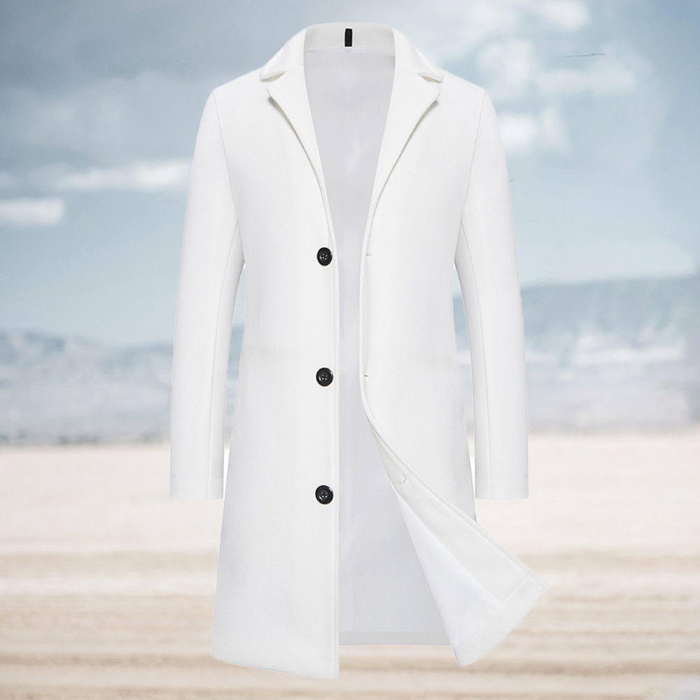 Alberchris™ New autumn and winter men's single-breasted trench coat