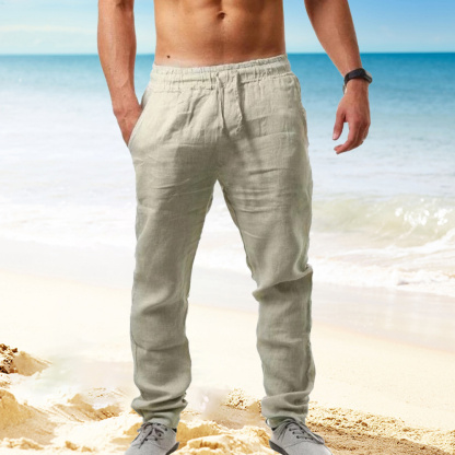 Alberchris™ New Men's Linen Loose Casual Pants