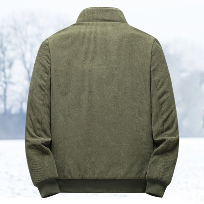 Alberchris™ New winter thickened corduroy men's stand-up collar lambskin jacket