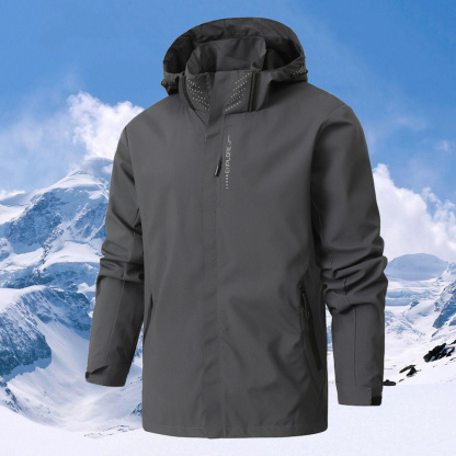 Alberchris™ Spring and autumn new men's waterproof and windproof hooded jacket
