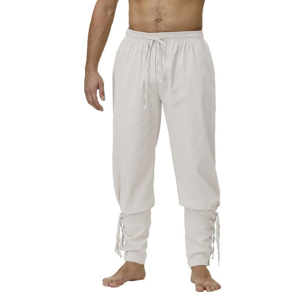 Alberchris™ Men's Retro Literary Style Trendy Lace-up Pants