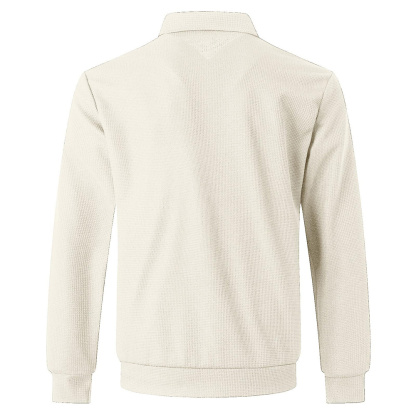 Alberchris™ Autumn new men's casual waffle zipper lapel jacket