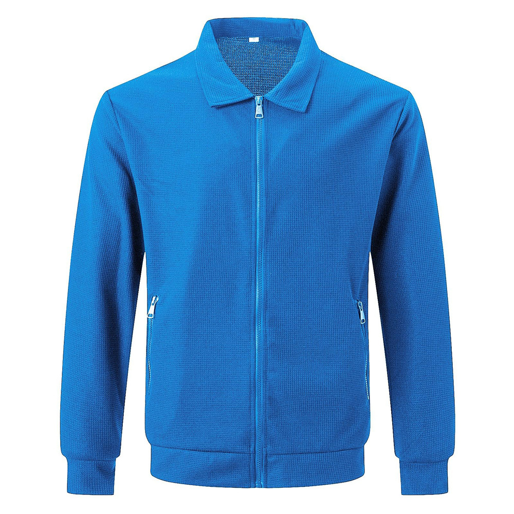 Alberchris™ Autumn new men's casual waffle zipper lapel jacket
