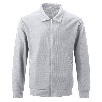 Alberchris™ Autumn new men's casual waffle zipper lapel jacket