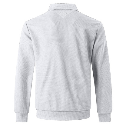 Alberchris™ Autumn new men's casual waffle zipper lapel jacket