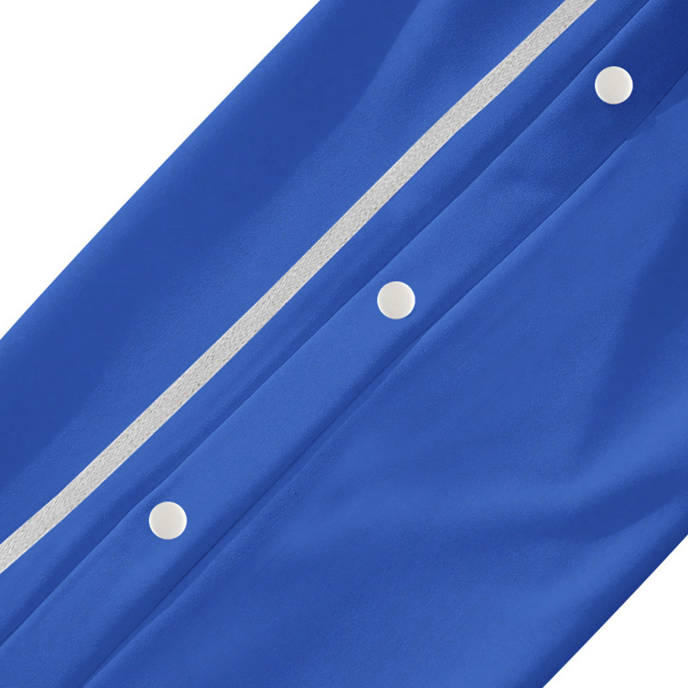 Alberchris™ Men's New Solid Striped Fashion Buttoned Wide Leg Pants Casual Sports Pants