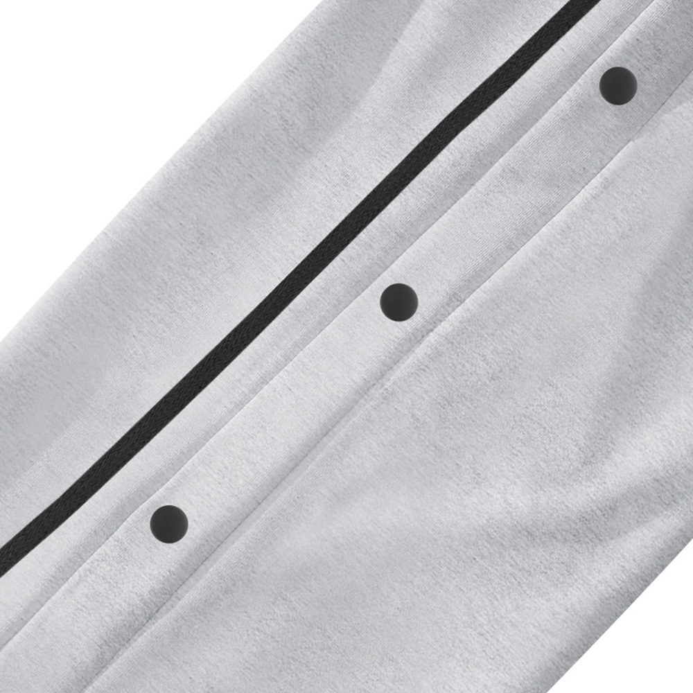 Alberchris™ Men's New Solid Striped Fashion Buttoned Wide Leg Pants Casual Sports Pants