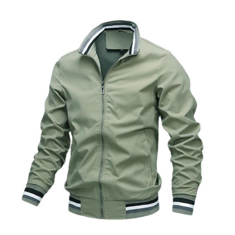 Alberchris™ Spring and Autumn New Men's Casual Stand Collar Zipper Jacket