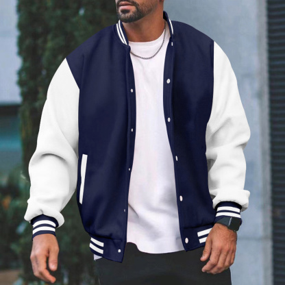 Alberchris™ Men's Stand Collar Baseball Jacket