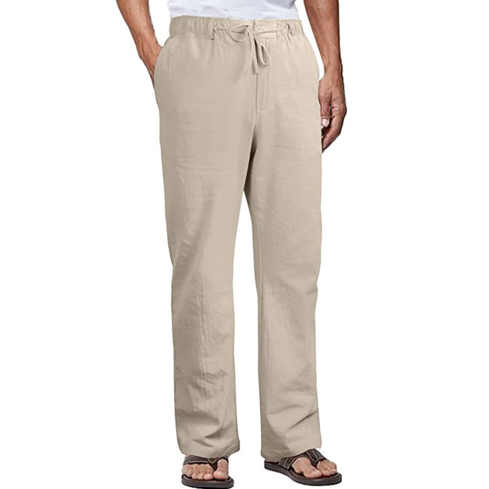 Alberchris™ Men's Loose Cotton Straight Casual Pants