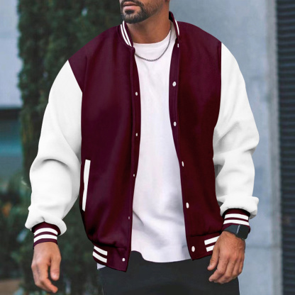 Alberchris™ Men's Stand Collar Baseball Jacket