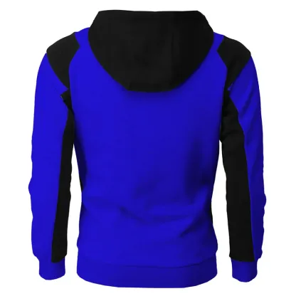 Alberchris™ New Autumn Men's Casual Color Blocking Zipper Hooded Jacket