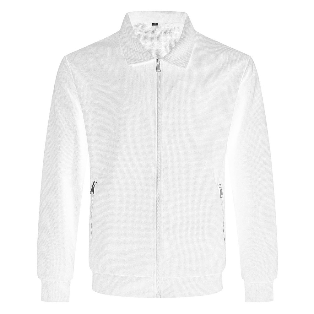 Alberchris™ Autumn new men's casual waffle zipper lapel jacket