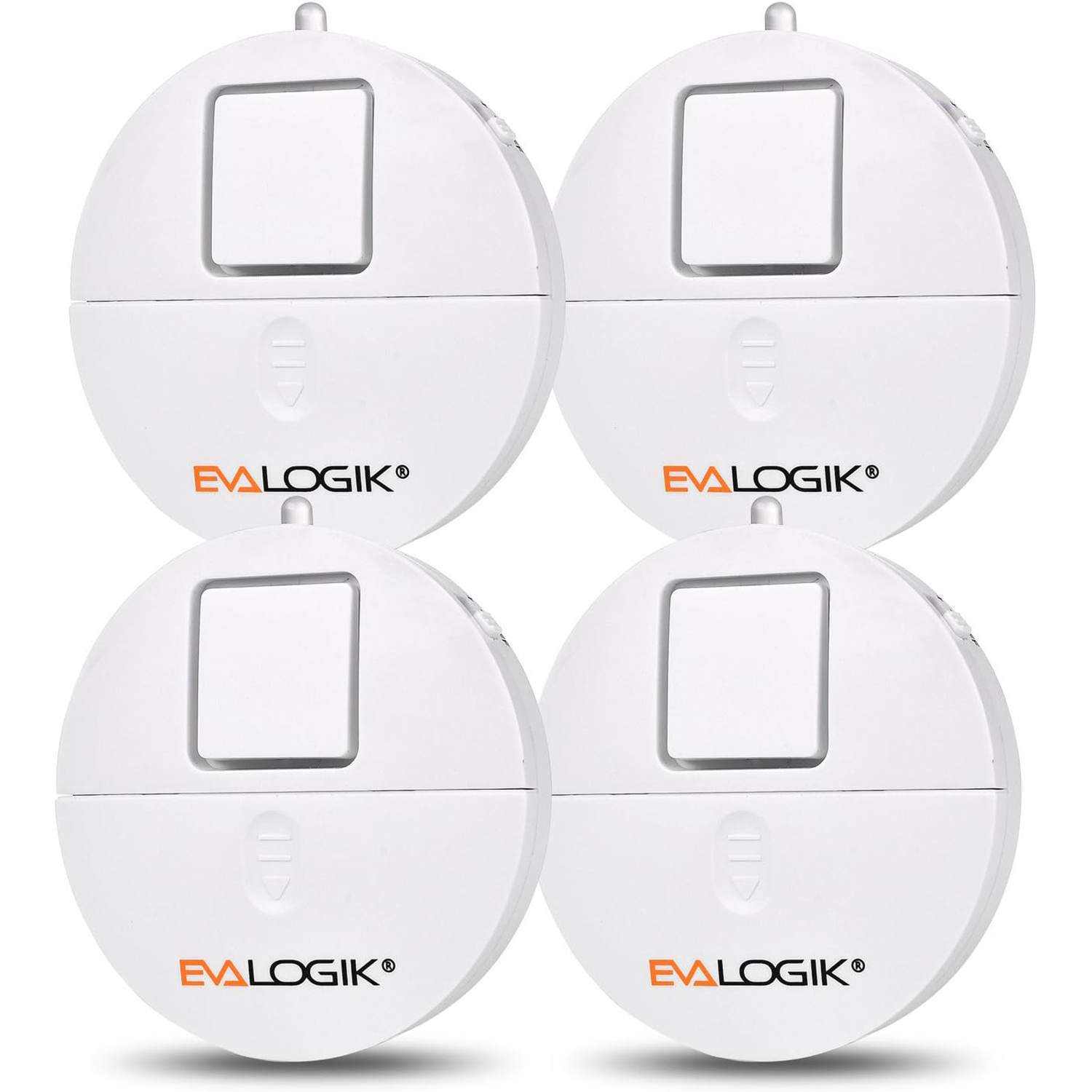 EVA LOGIK Modern Ultra-Thin Window Alarm with Loud 120dB Alarm and Vib