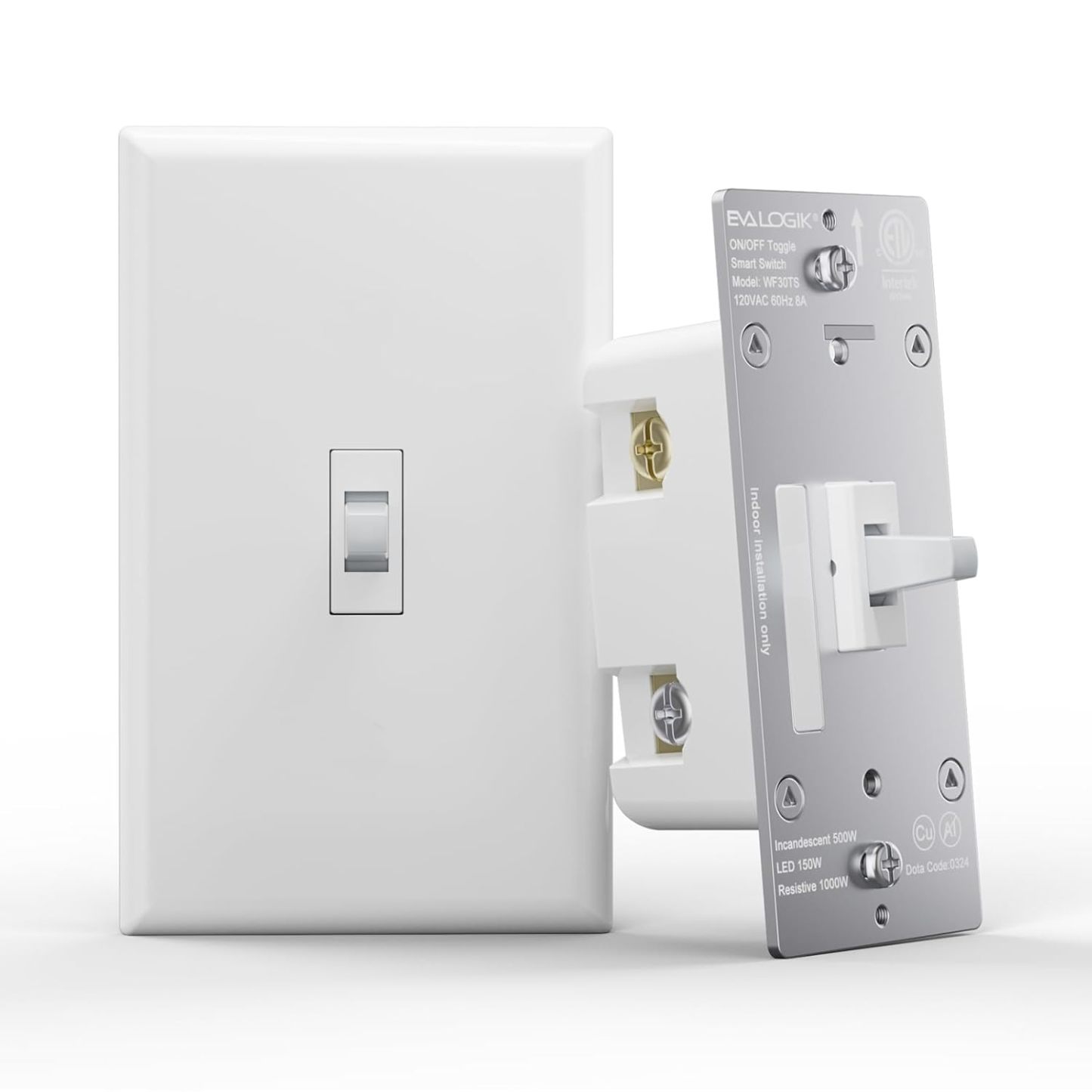 3-Way Smart WiFi Toggle Light Switch On/Off Control Alexa Google Home