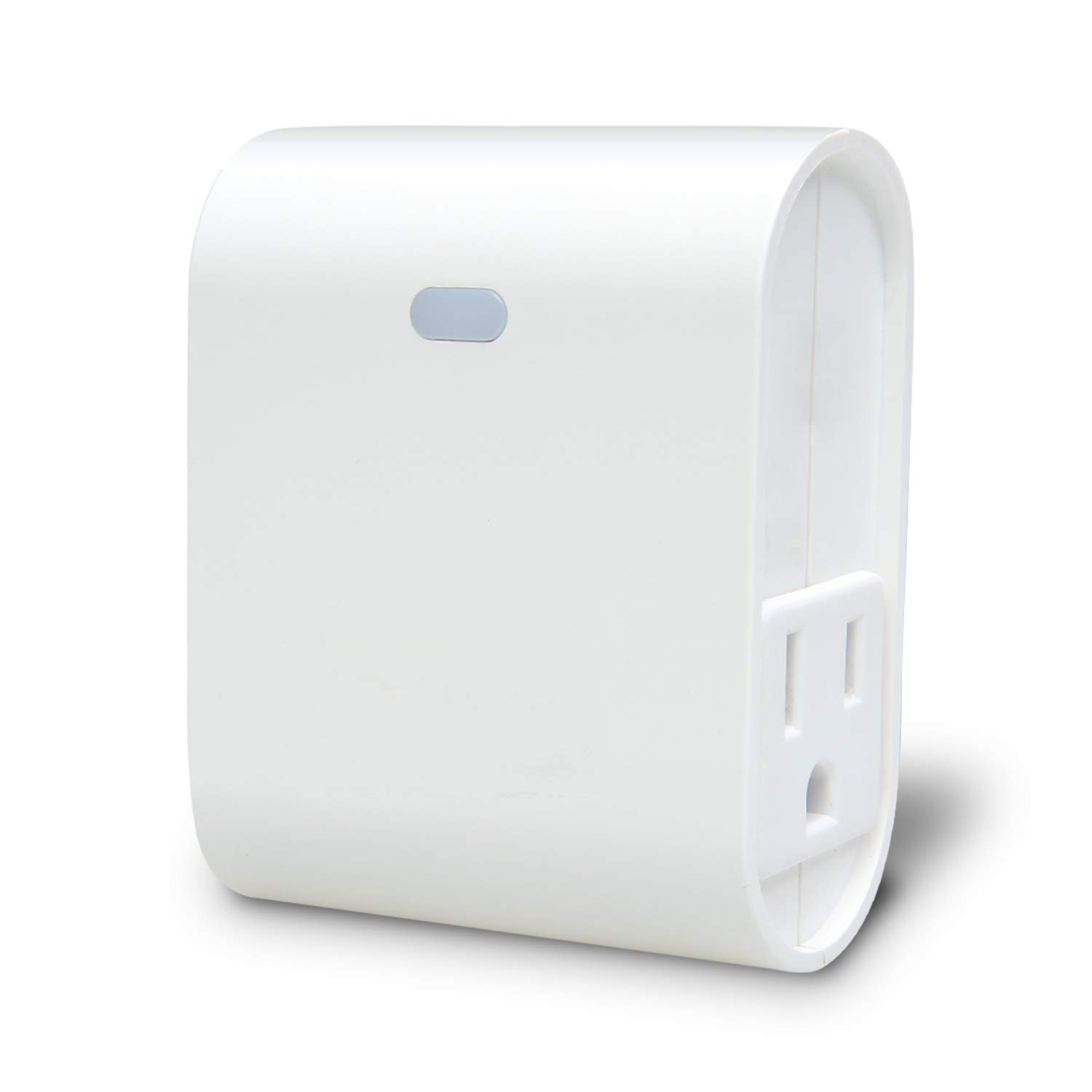 Zwave Smart Light Dimmer Outlet, Z-Wave Smart Plug-in Socket, Built-in Repeater, Z Wave Hub Required (ZW39)