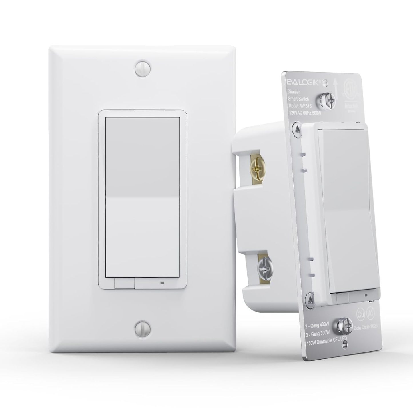 3-Way Smart WiFi Dimmer Light Switch No Hub Required, Compatible with Alexa and Google Home (WF31S)