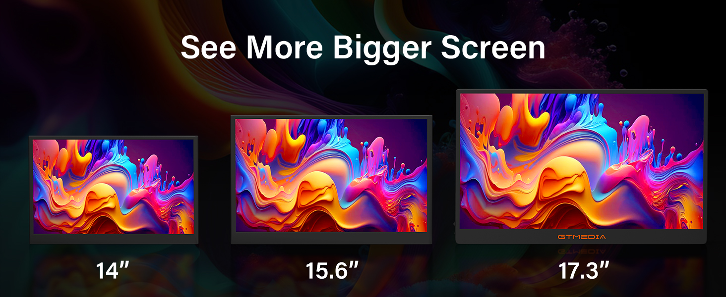 portable gaming monitor laptop screen extender monitor portable monitor large screen