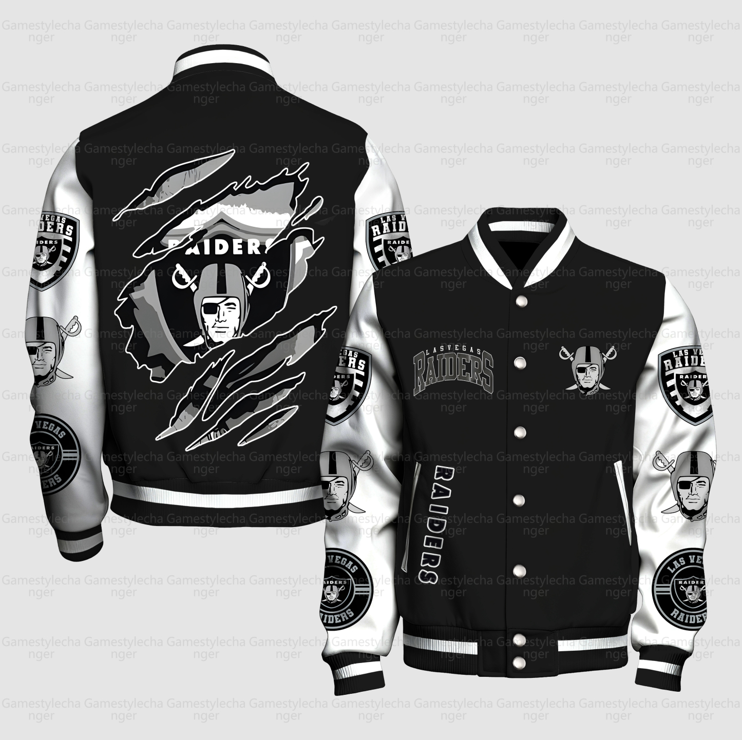 Unisex Vintage Graphic Jacket | Las Vegas Raiders
