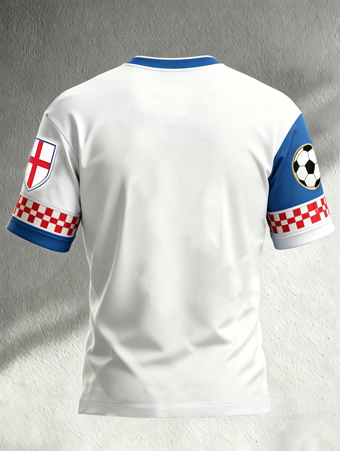 Men's British Football Fan T-Shirt With Artistic Print