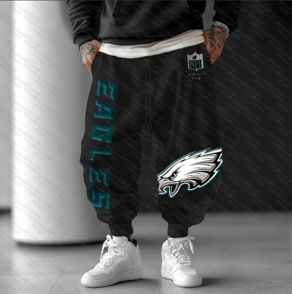 Unisex "Philadelphia Eagles" Casual  Streetwear  Plush Pants