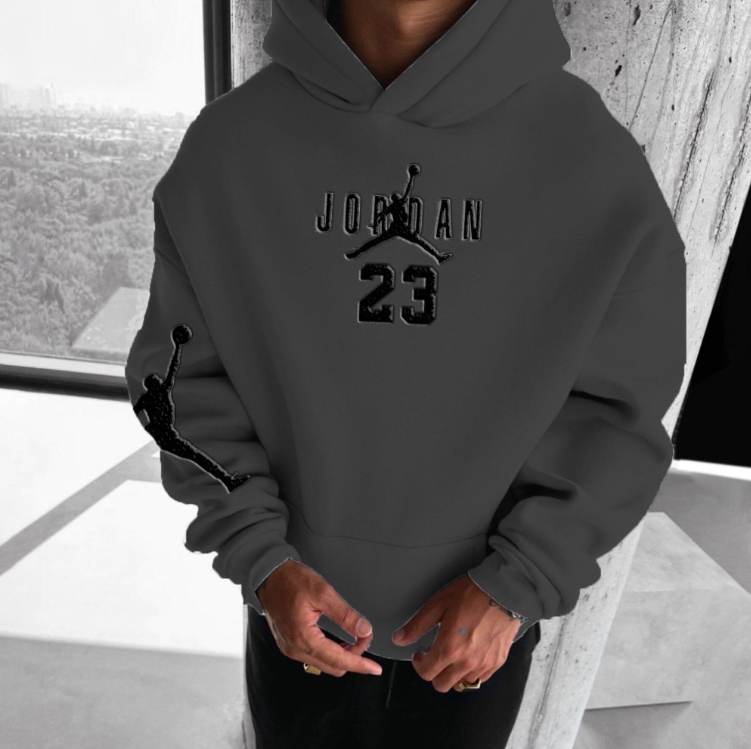 Unisex Basketball Game Stars Sports Fitness Printed Casual Autumn And Winter Oversized Hoodies