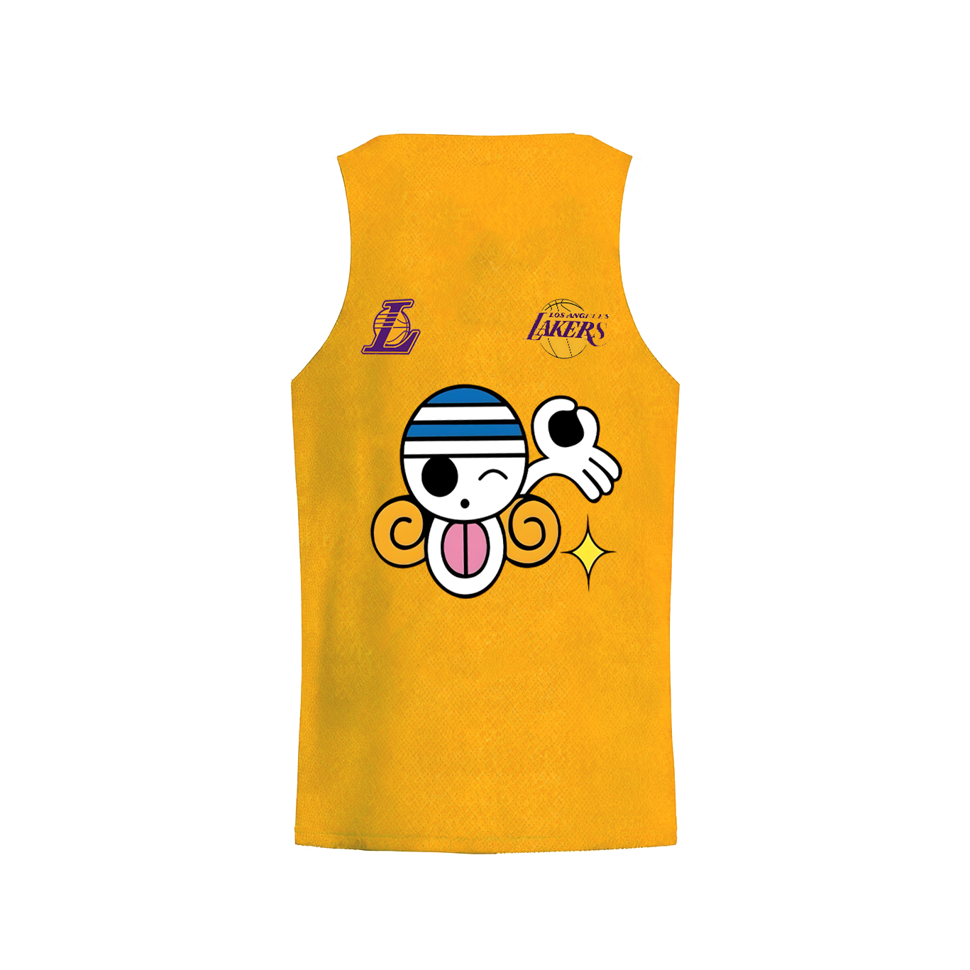 Unisex Vintage Basketball uniform丨 Lakers X One Piece 