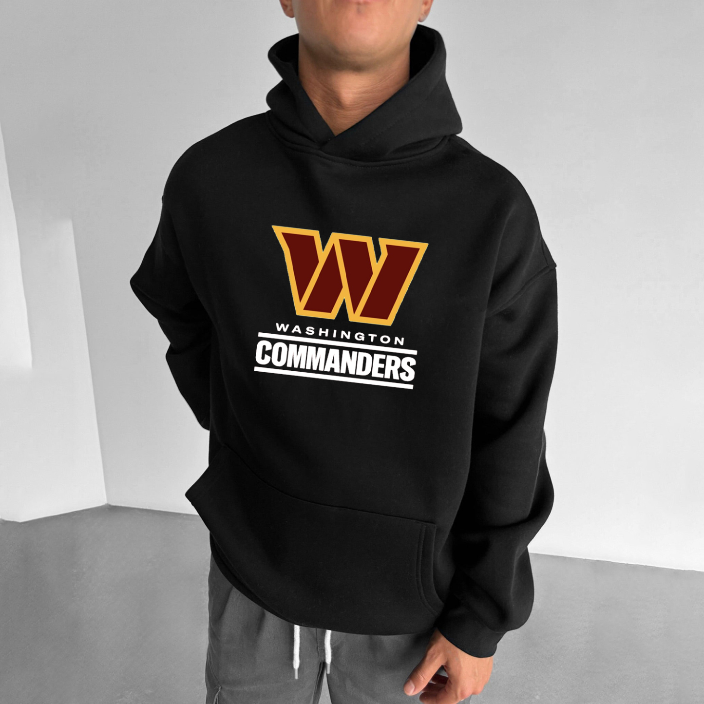 Vintage Casual Rugby Letter Print Hoodie