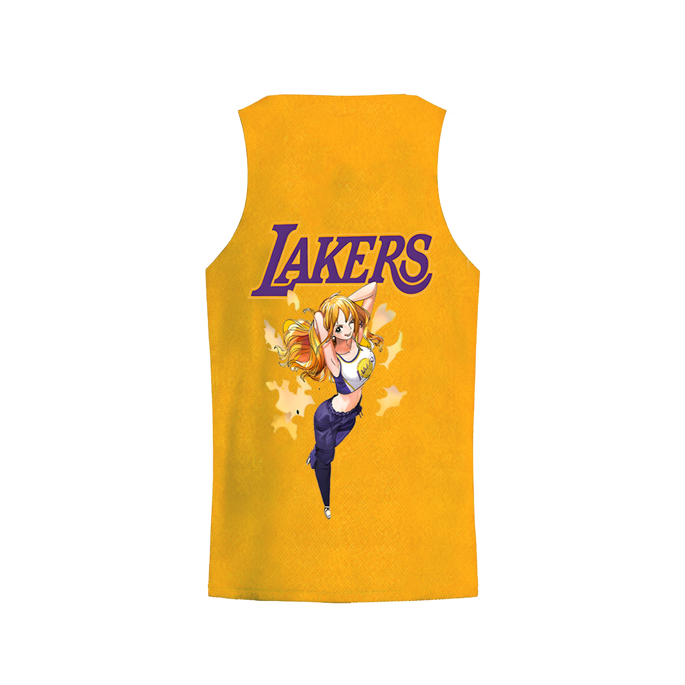 Unisex Vintage Basketball uniform丨 Lakers X One Piece 