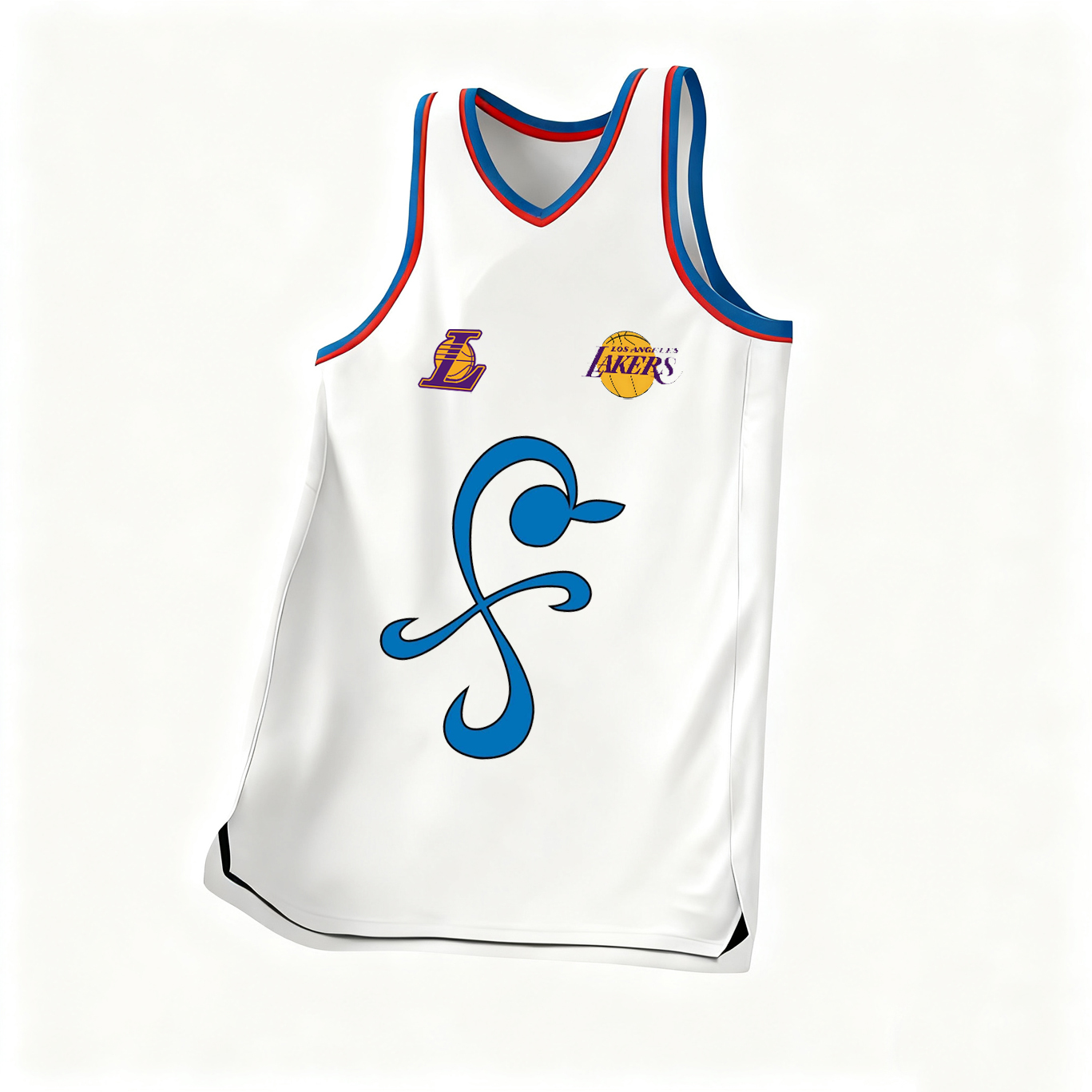 Unisex Vintage Basketball uniform丨 Lakers X One Piece