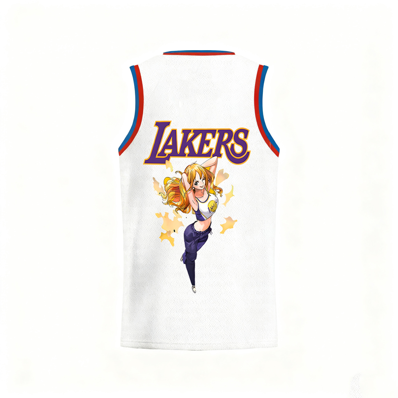 Unisex Vintage Basketball uniform丨 Lakers X One Piece 