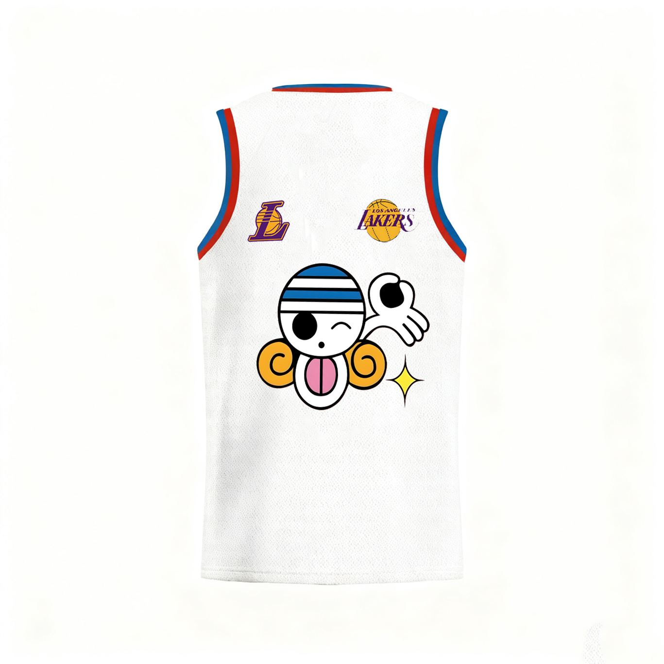 Unisex Vintage Basketball uniform丨 Lakers X One Piece 