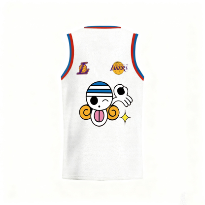 Unisex Vintage Basketball uniform丨 Lakers X One Piece 