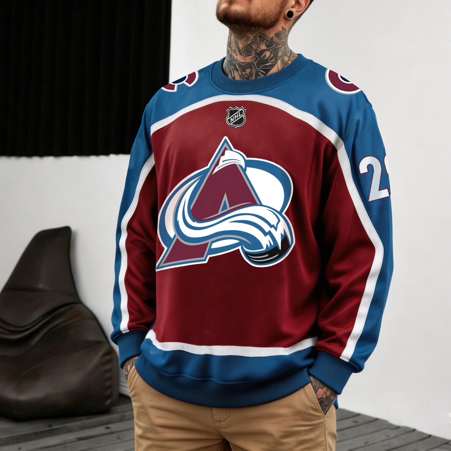 Unisex “Colorado Avalanche ” Crew Neck Sweatshirt