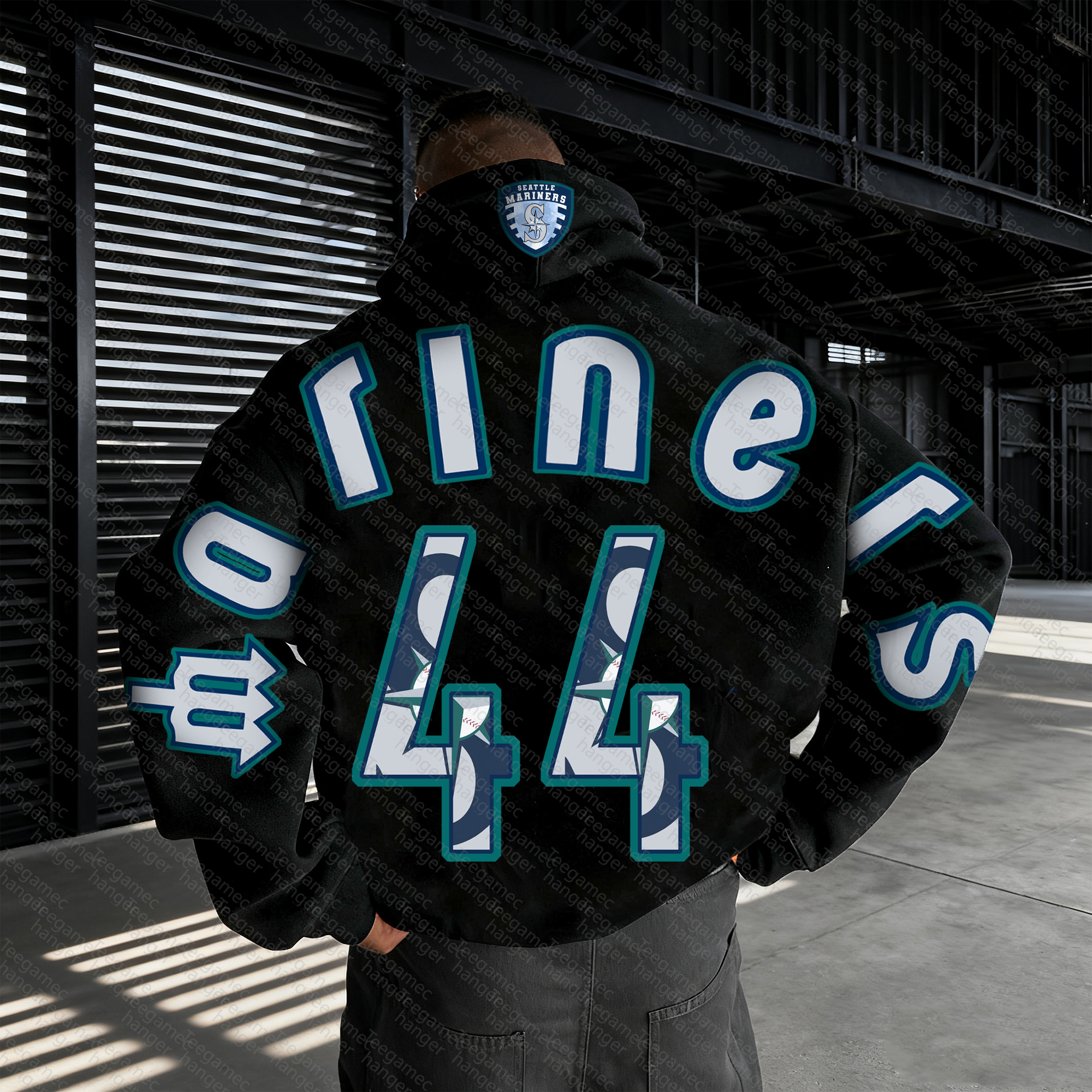 Unisex "Seattle Mariners" Graphic Streetwear Vintage Plush Hoodie